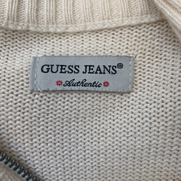 Guess zip neck Emblem Sweater - Picture 9 of 13